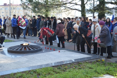 Митингом памяти в Туапсинском районе открыли месячник военно-патриотической работы