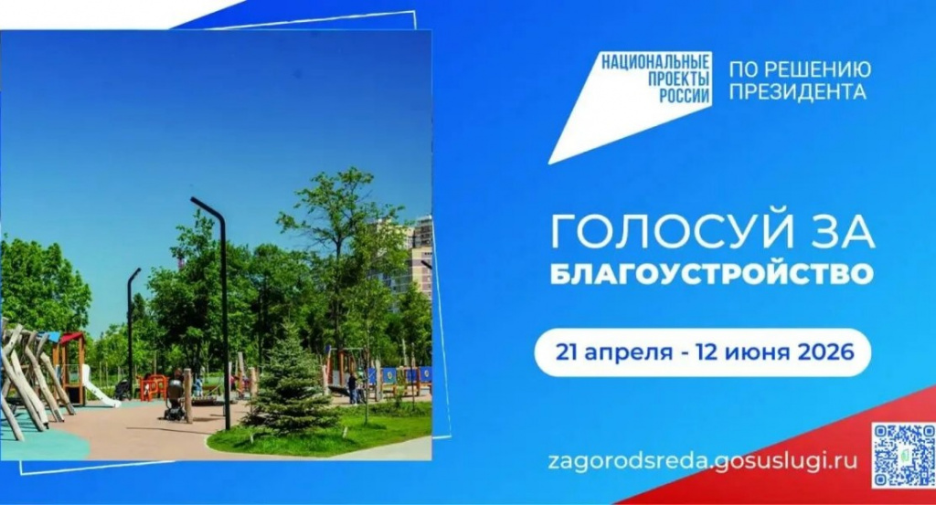 Продолжается голосование по национальному проекту «Инфраструктура для жизни» 